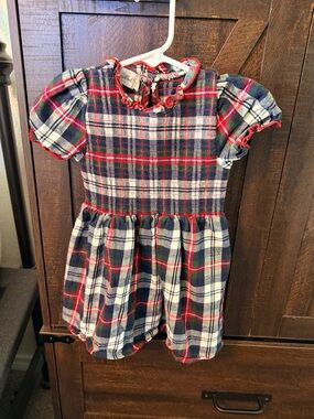 Plaid Smocked Dress
